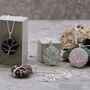 Black Onyx Tree Of Life Gemstone Necklace, thumbnail 2 of 5