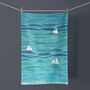 'Sailing' 100% Cotton Tea Towel, thumbnail 1 of 11