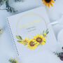 Personalised Sunflower Wedding Guest Book, thumbnail 3 of 6
