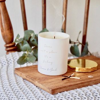 Personalised New Home Scented Candle, 2 of 5