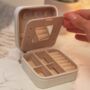 Portable Travel Jewellery Box With Mirror Detail, thumbnail 1 of 9