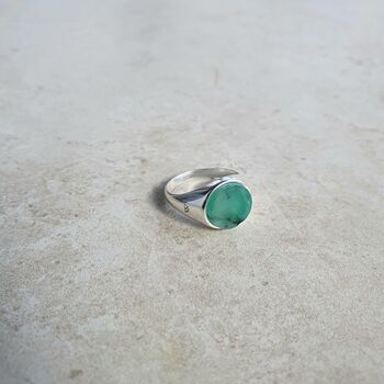 Soul Emerald Signet Ring, 2 of 8