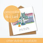 Bath Graduation Skyline Personalised Card, thumbnail 1 of 9