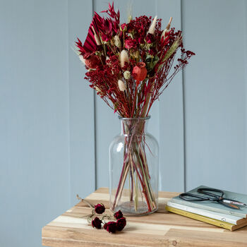 Red Rose Dried Flower Bouquet, 2 of 2