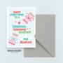 Personalised Funny Teacher Christmas Cracker Card, thumbnail 4 of 5