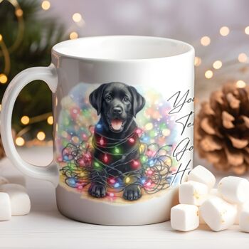 Personalised Labrador In Christmas Lights, 12 of 12