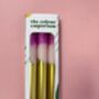 Pink And Gold Glitter Christmas Candles 'Sugar Plum Fairies', thumbnail 2 of 4