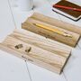 Personalised Wooden Pen And Jewellery Tray, thumbnail 6 of 9