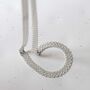 Sterling Silver Slinky Necklace, thumbnail 5 of 6