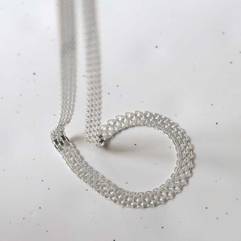 Sterling Silver Slinky Necklace, 5 of 6