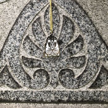 Gold Wolves Necklace, 4 of 8