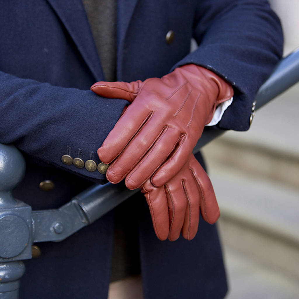 silk lined leather gloves