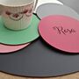 Round Personalised Leather Coaster, thumbnail 9 of 12