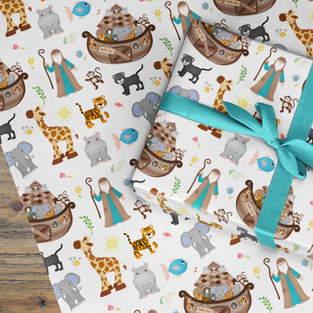 Noahs Ark Wrapping Paper Roll Or Folded, 3 of 3