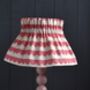 Dolly Raspberry Scallop Scrunchie Lampshade, thumbnail 1 of 3