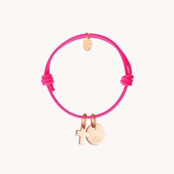 Personalised Mini Cross Bracelet, 2 of 7