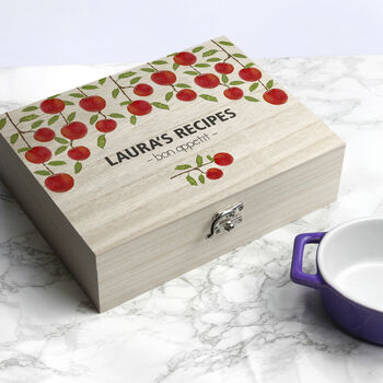 Personalised Orchard Recipe Box, 7 of 10