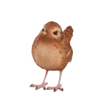 Lifelike Winter Wren Bird Ornament – Indoor Outdoor, 3 of 9