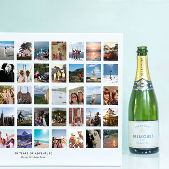 50th Celebration Photo Collage Memory Box, 4 of 4