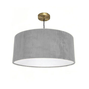 Corduroy Lampshade With A White Lining, 8 of 10