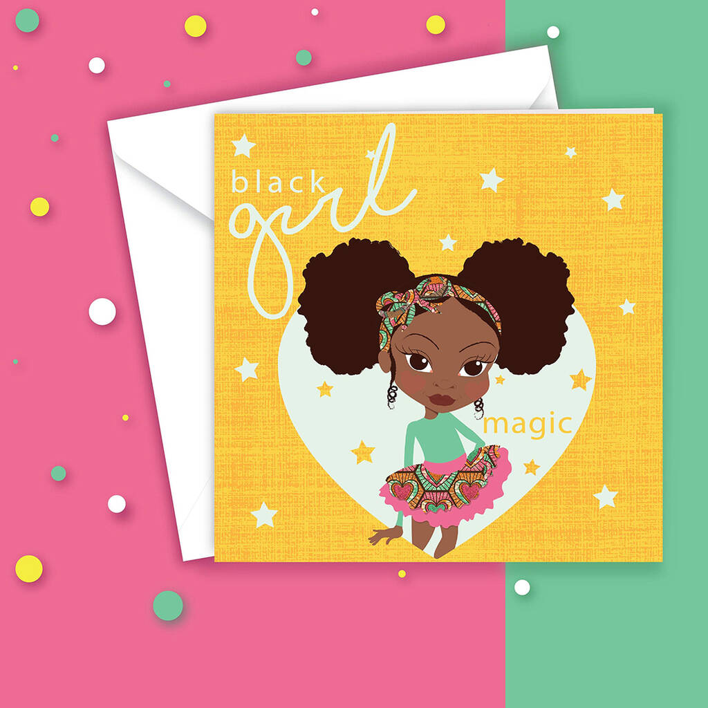 Black Girl Magic Birthday Card, 1 of 5