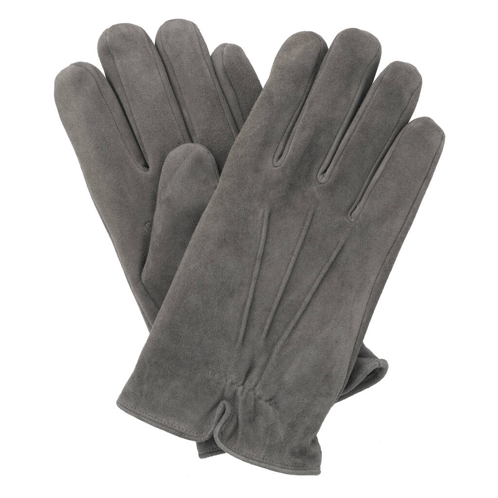 Sandford. Men's Warm Lined Suede Gloves, 1 of 4