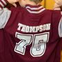 Kids Personalised Name And Number Varsity Jacket, thumbnail 5 of 11