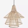 Bamboo Tiered Pendant Lamp, thumbnail 1 of 3