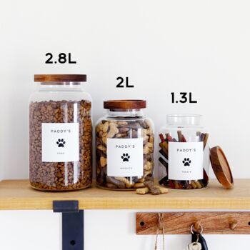 Pet Food And Treat Storage Jar, 3 of 9