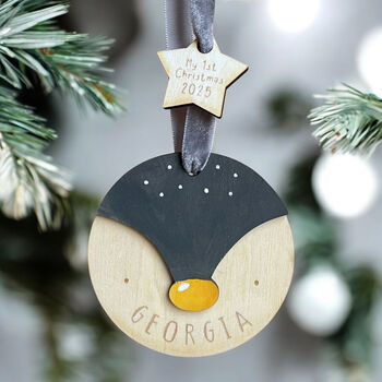 Hand Painted Personalised Christmas Decoration | Polar Bear, 5 of 7