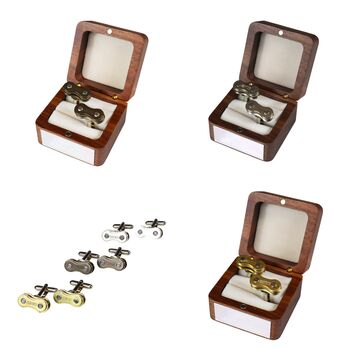 Personalised Bike Chain Cufflinks, 11 of 12