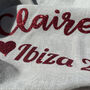 Love Towel Throws, Personalised Anniversary Gift, thumbnail 4 of 12