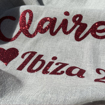 Love Towel Throws, Personalised Anniversary Gift, 4 of 12