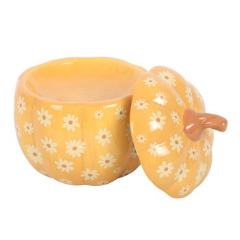 Groovy Floral Pumpkin Oil Burner, 2 of 3
