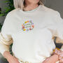 Embroidered Bloom And Grow Sweatshirt, thumbnail 2 of 7