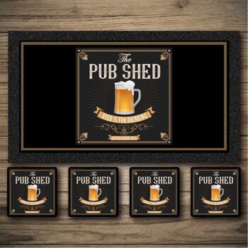 Pub Shed Personalised Home Pub Sign / Man Cave Sign, 7 of 8