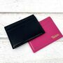 Personalised Faux Leather Card Holder, thumbnail 3 of 5