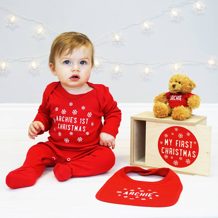 baby's first christmas box by sparks and daughters | notonthehighstreet.com