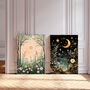 Sunrise Forest Landscape Art Print, thumbnail 3 of 3