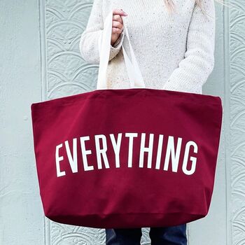 Extra Large ‘Everything’ Canvas Bag, 11 of 12