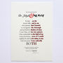 'Dr Jekyll And Mr Hyde' Typographic Letterpress Print, thumbnail 2 of 3