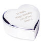 Personalised Nickel Plated Heart Trinket Box, thumbnail 4 of 7