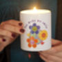 Personalised Smiley Candle, thumbnail 2 of 3