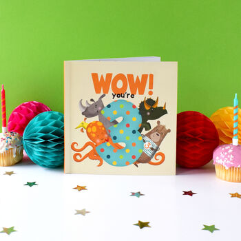 Wow You're Three! Birthday Book You Can Send As A Card, 2 of 12