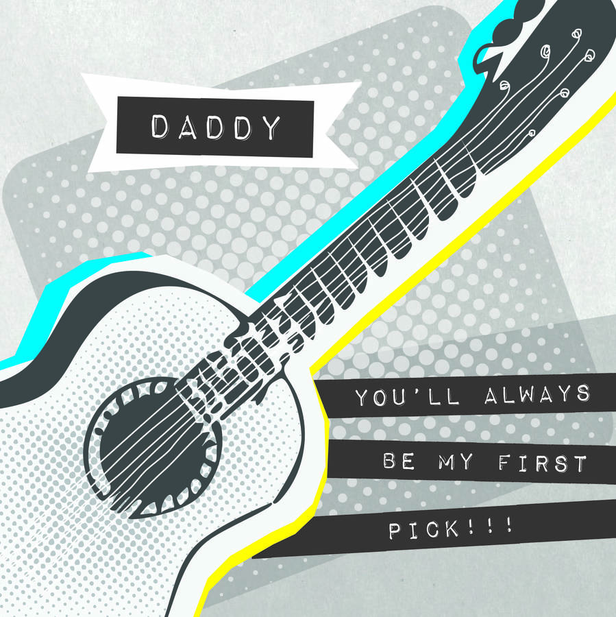 Dad First Pick Card By Allihopa Notonthehighstreet