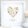 Personalised Golden Anniversary Button Heart, thumbnail 2 of 8