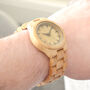 Personalised Ladies 5th Anniversary Bamboo Wristwatch, thumbnail 3 of 5