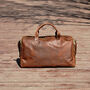 Genuine Leather Weekend Bag, thumbnail 11 of 12