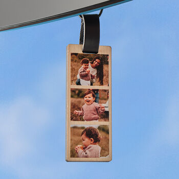 Personalised Photo Strip Hanging Car Ornament, 2 of 6