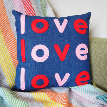 Love Love Love Cushion, 6 of 7